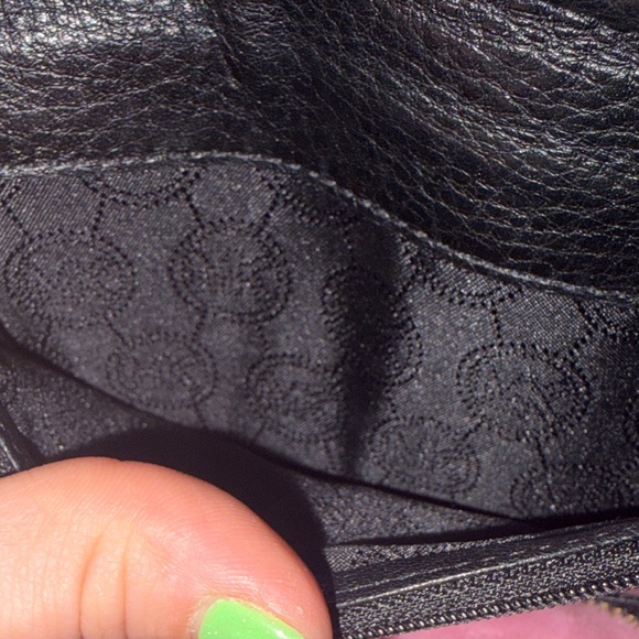 Michael Kors Jet Set Black Pebbled Leather Wristlet - Picture 10 of 10